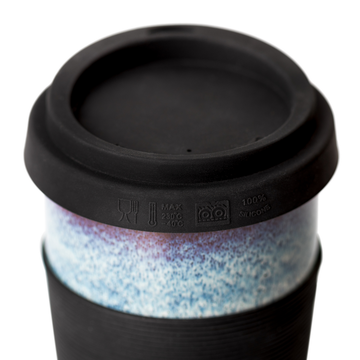 Black Lid and Sleeve for 16oz cup