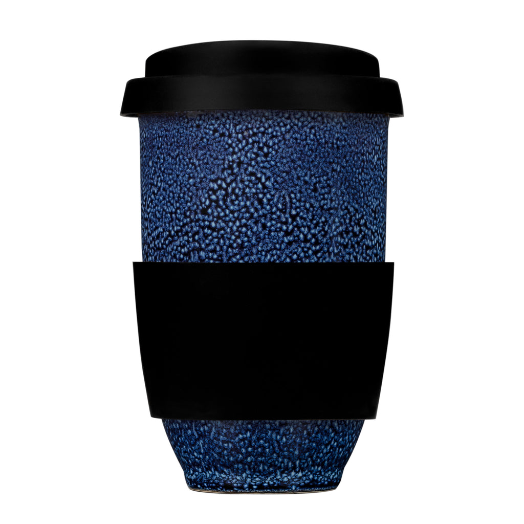 Black Lid and Sleeve for 12oz cup