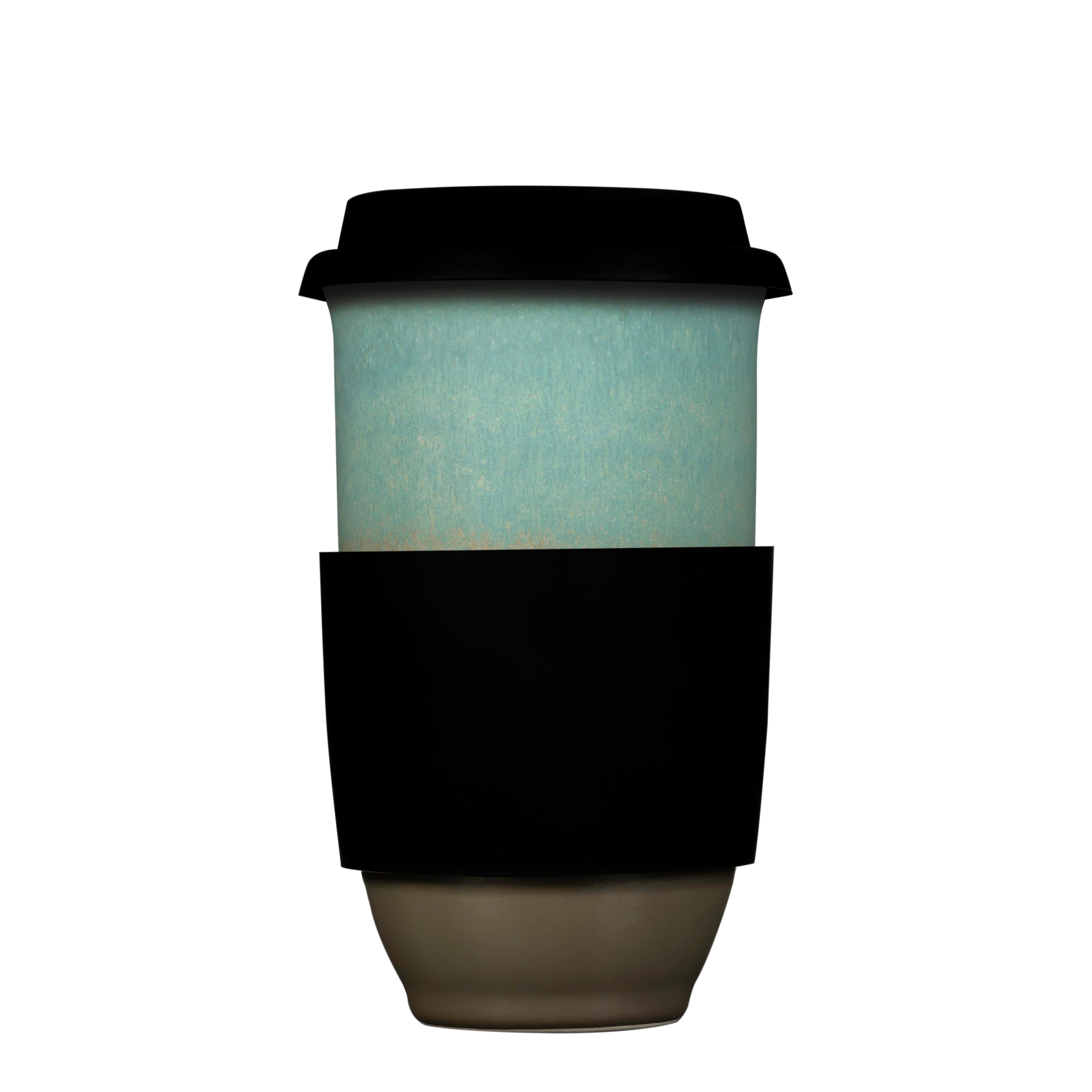 Black Lid and Sleeve for 16oz cup
